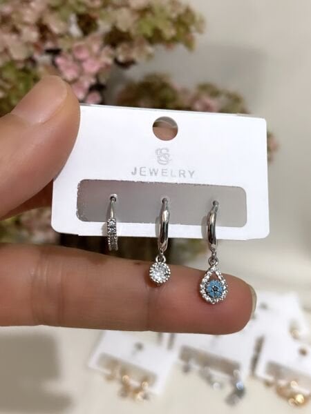 ÇELİK GÖZ KÜPE SETİ