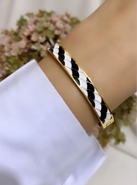 Çelik Mineli Kelepçe Bileklik