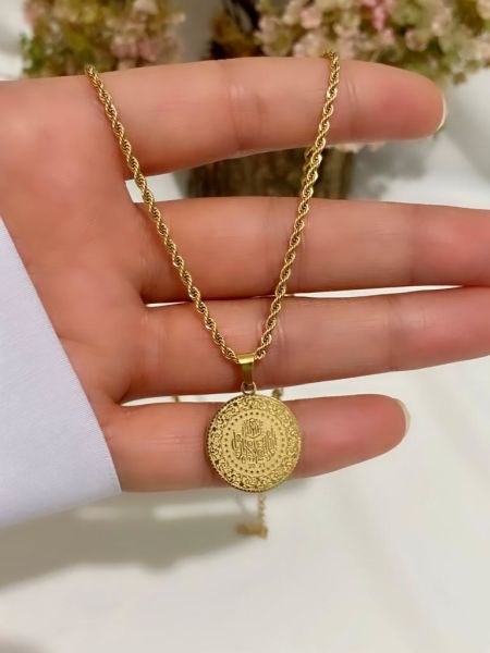 ÇELİK ÇEYREK KOLYE