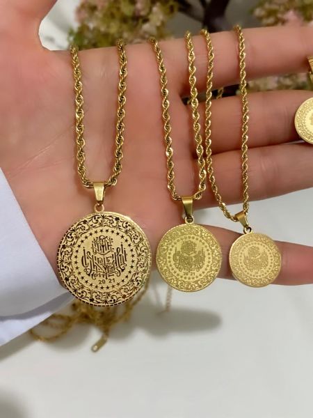 ÇELİK ÇEYREK KOLYE