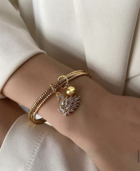 Çelik Kuğu Bileklik