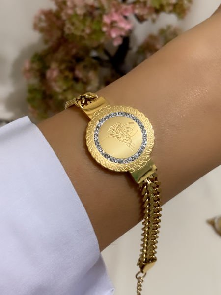 Çelik Tuğralı Bileklik