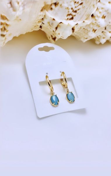 ZİRKON TAŞLI KÜPE