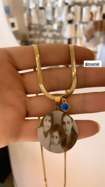 Çelik Kişiye Özel Kolye