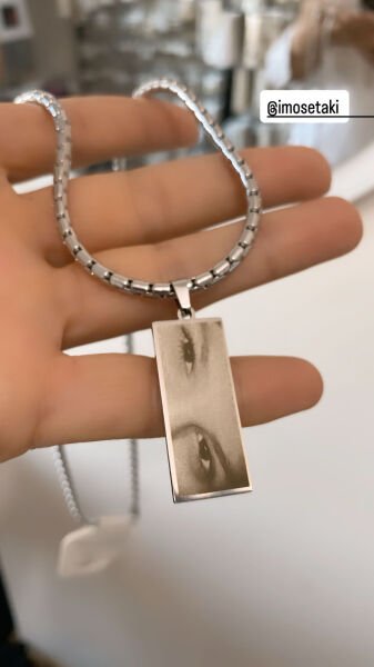 KİŞİYE ÖZEL ERKEK GÖZ KOLYE