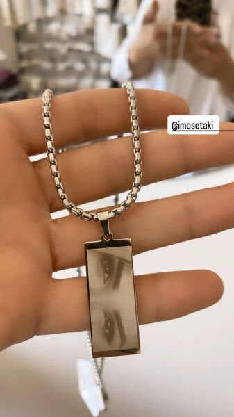 KİŞİYE ÖZEL ERKEK GÖZ KOLYE