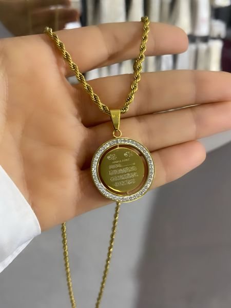 ÇELİK KİŞİYE ÖZEL DÖNEN KOLYE