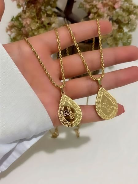 ÇELİK KUYUMCU MODELİ TUĞRALI KOLYE