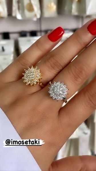 ÖZEL TASARIM DÖNEN AYARLANABİLİRYÜZÜK