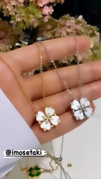 ÇELİK ÖZEL TASARIM AÇILIR KAPANIR KOLYE