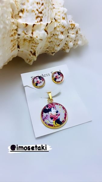 Çelik Kız Çocuk Takı Seti