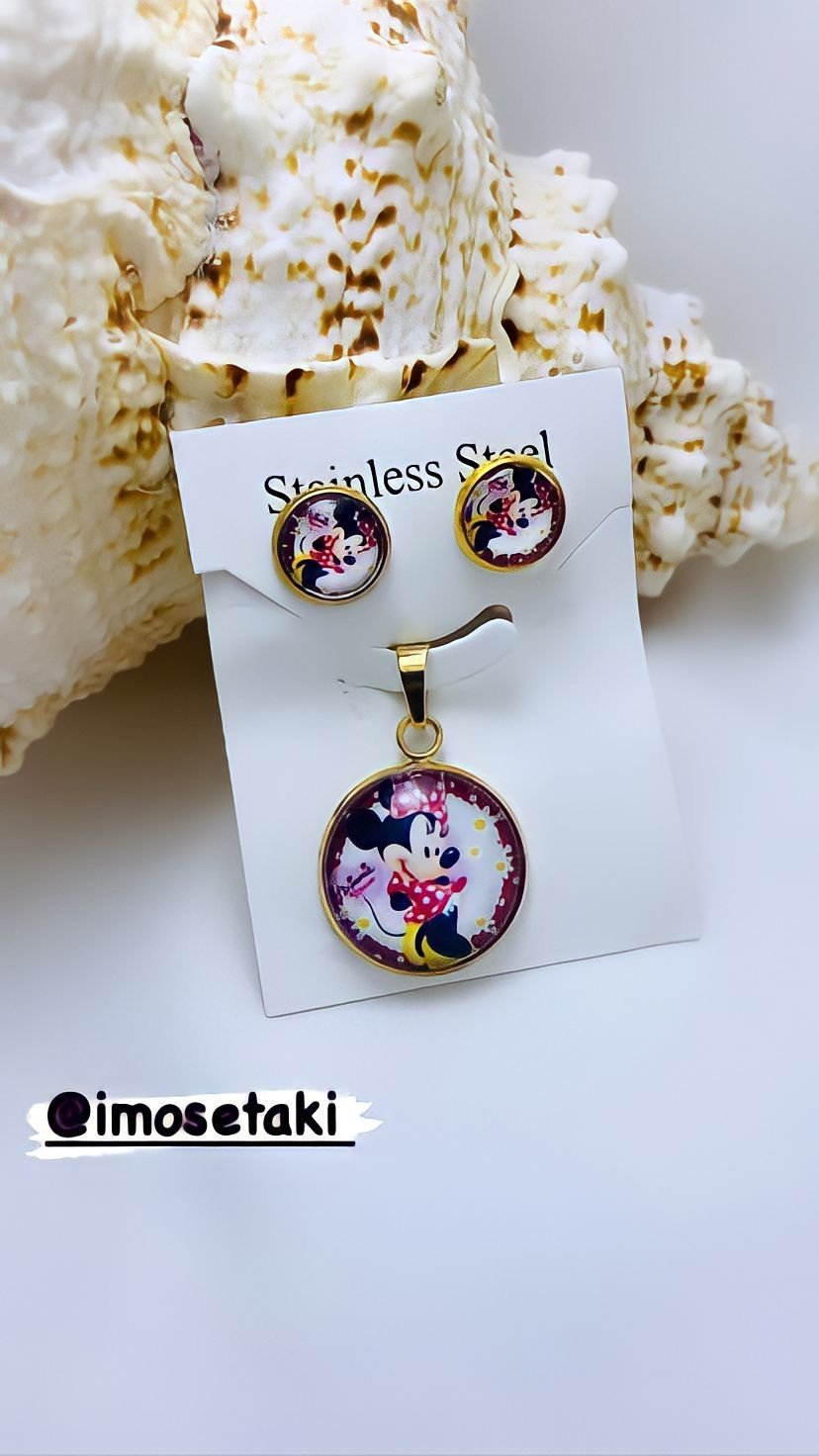 Çelik Kız Çocuk Takı Seti