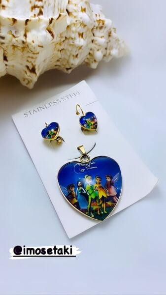 Çelik Kız Çocuk Takı Seti