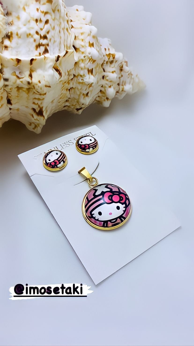 Çelik Kız Çocuk Takı Seti