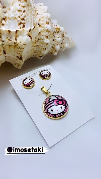 Çelik Kız Çocuk Takı Seti