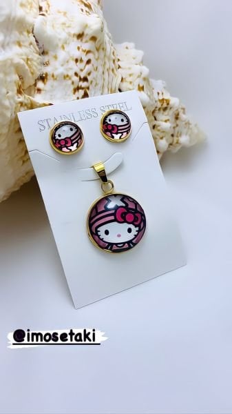 Çelik Kız Çocuk Takı Seti