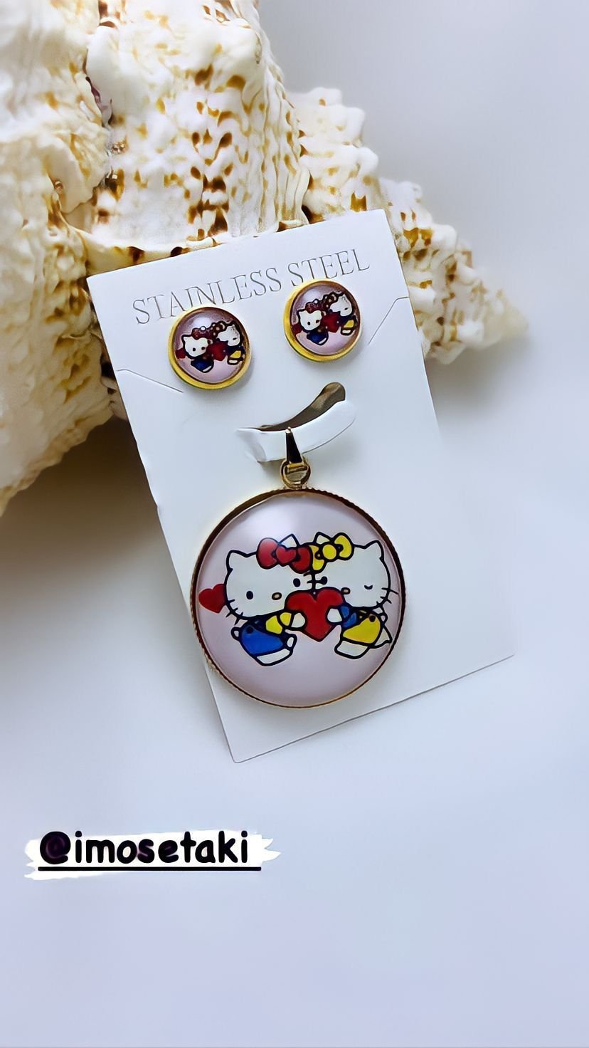 Çelik Kız Çocuk Takı Seti