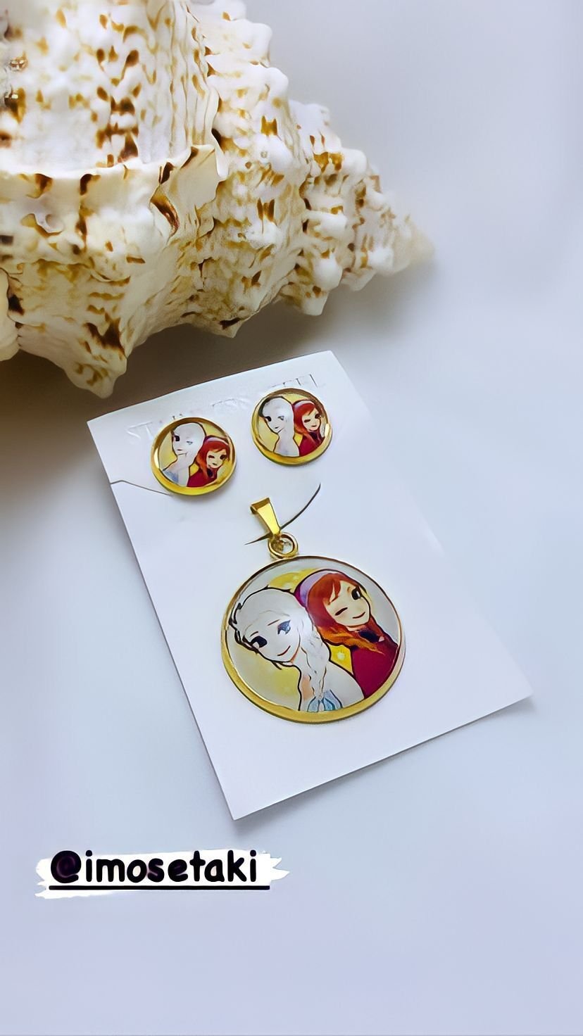 Çelik Kız Çocuk Takı Seti