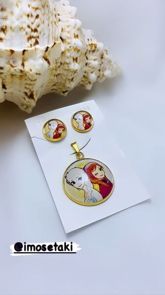 Çelik Kız Çocuk Takı Seti