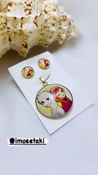 Çelik Kız Çocuk Takı Seti