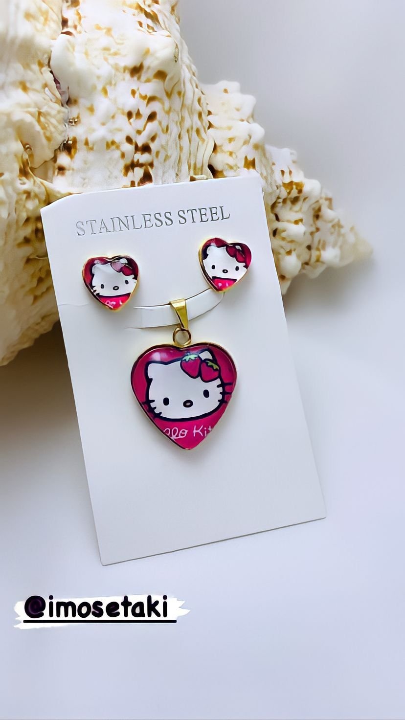 Çelik Kız Çocuk Takı Seti