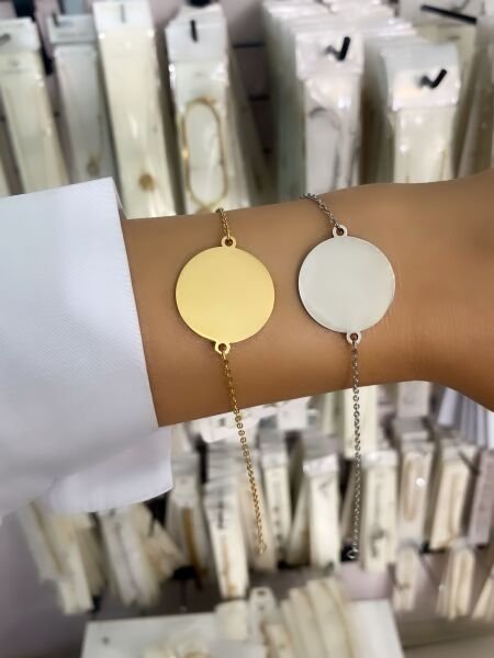 ÇELİK KİŞİYE ÖZEL İSİMLİ BİLEKLİK