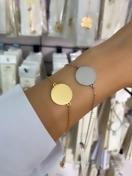 ÇELİK KİŞİYE ÖZEL İSİMLİ BİLEKLİK