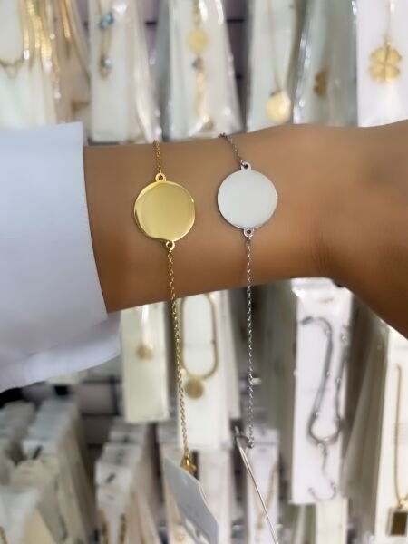 ÇELİK KİŞİYE ÖZEL İSİMLİ BİLEKLİK