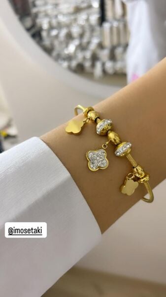 Çelik Pandora Bileklik Mıknatıslı