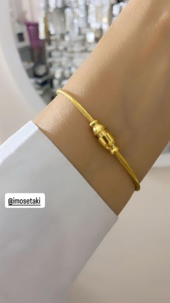 Çelik Pandora Bileklik Mıknatıslı