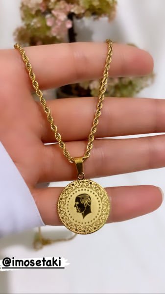 ÇELİK ÇEYREK KOLYE