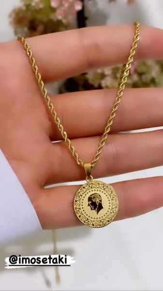 ÇELİK ÇEYREK KOLYE