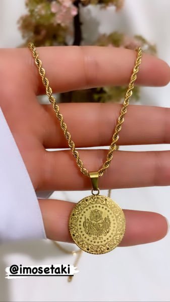 ÇELİK ÇEYREK KOLYE