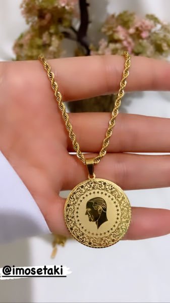 ÇELİK ÇEYREK KOLYE