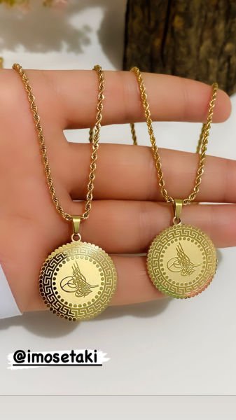 ÇELİK TUĞRALI KOLYE