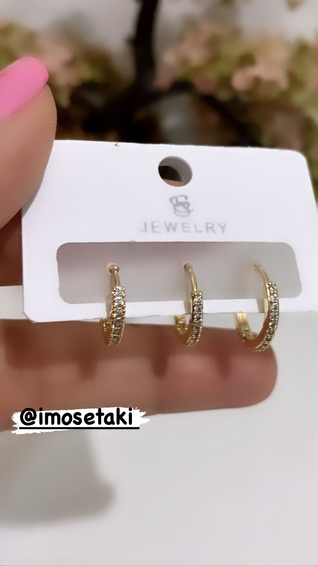 ZİRKON TAŞLI 3 LÜ HALKA KÜPE SETİ