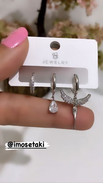 MİKAİLİN MELEĞİ 3 LÜ KÜPE SETİ