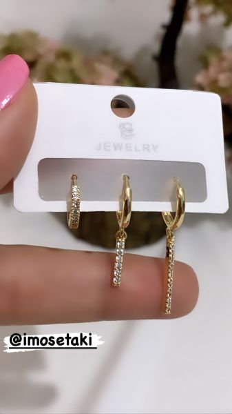 BESİE 3 LÜ KÜPE SETİ