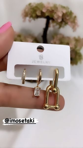 TİFANİ 3 LÜ KÜPE SETİ