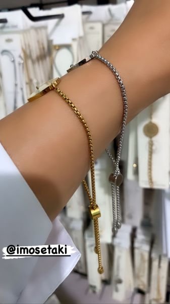 KİŞİYE ÖZEL İSİM YAZILAN ASANSÖRLÜ  BİLEKLİK