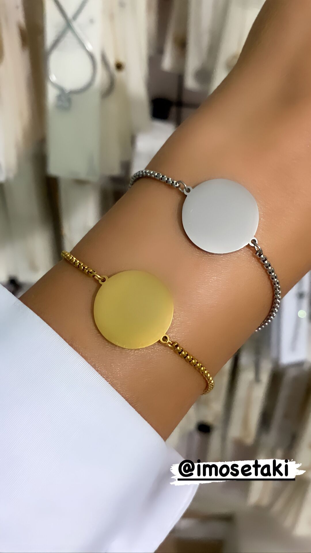 KİŞİYE ÖZEL İSİM YAZILAN ASANSÖRLÜ  BİLEKLİK