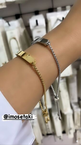 KİŞİYE ÖZEL İSİM YAZILAN ASANSÖRLÜ  BİLEKLİK