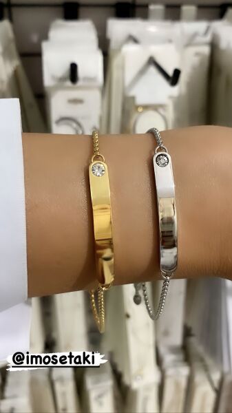 KİŞİYE ÖZEL İSİM YAZILAN ASANSÖRLÜ  BİLEKLİK