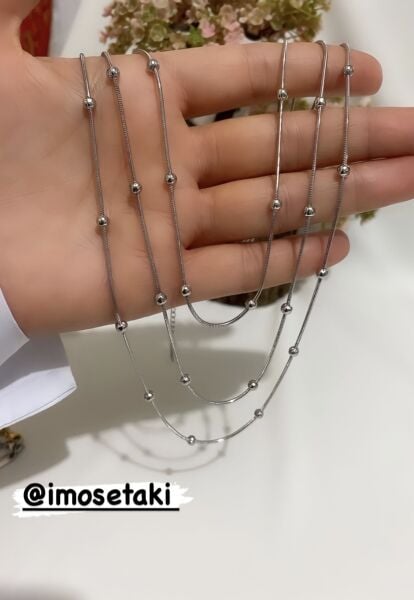 ÇELİK ÇOKLU ZİNCİR DORİKA KOLYE