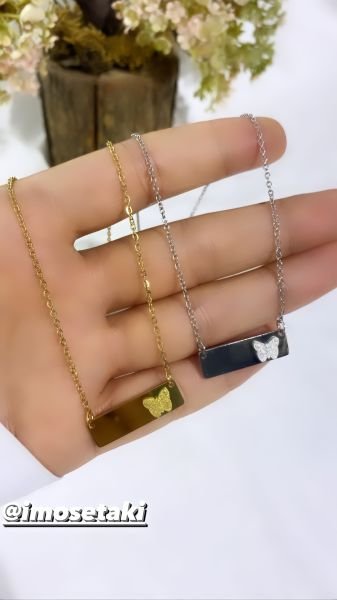 Çelik Kişiye Özel İsimli Takı Seti