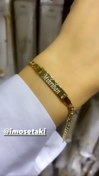 Çelik Kişiye Özel İsimli Çocuk Künyesi