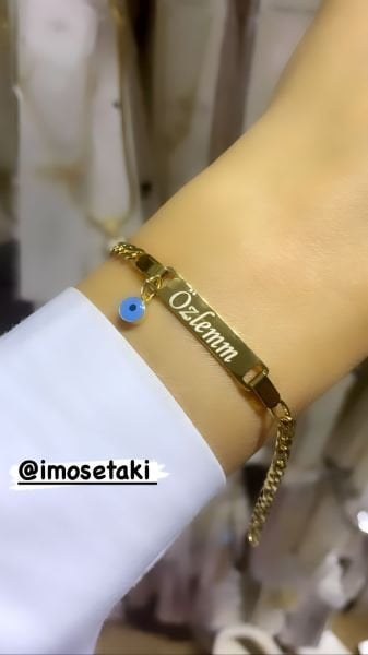 Çelik Kişiye Özel İsimli Çocuk Künyesi