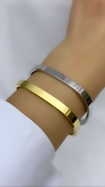 Çelik Kişiye Özel Özel Yazılı Kelepçe Bileklik