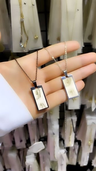 Çelik Kişiye Özel Göz Kolye