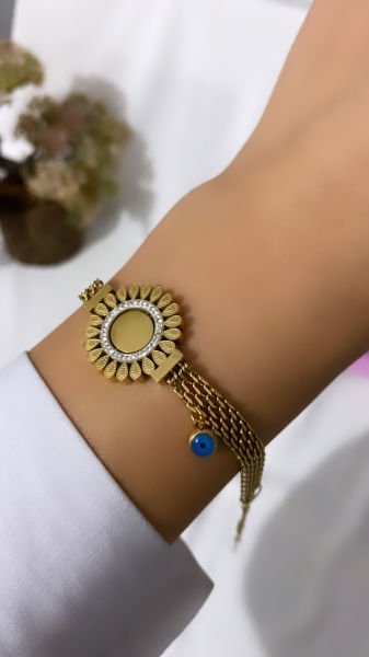 Çelik Kişiye Özel İsimli Bileklik